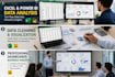 do excel and power bi data analysis and dashboards