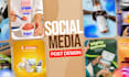 design creative instagram and facebook posts