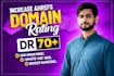 increase dr to 50, 60, 70, permanent ahrefs dr increase, non drop