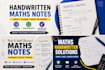 make handwritten maths notes and formulas