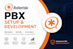 setup, configure and develop asterisk pbx for your business