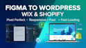 convert your design to wordpress, wix or shopify website