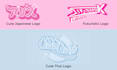 design a cute streamer logo for vtubers, streamers, twitch