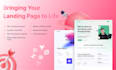 convert HTML to CSS responsive landing page