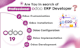 be your expert odoo developer for odoo erp, customization and website