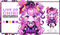 create chibi live2d vtuber model vtuber rigging vtube studio streaming vbridger