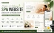 design a professional spa website with booking system