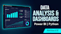 do professional data analysis, dashboard creation and ml model deployment