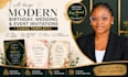 design modern birthday wedding and event invitations, canva templates