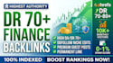 provide high DR finance backlinks with dofollow niche edits
