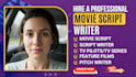 write movie script screenplay feature film script tv series pilot script writing