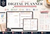 design digital planners, hyperlinked journals, and canva planner designs