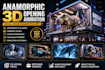 do cinematic anamorphic 3d animation for event or product launch led screen