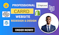 design carrd website redesign carrd website  design carrd landing page