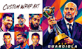 create highly stylized but still recognizable wpap art