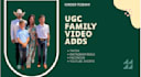 create real family ugc videos with my kids for your social media