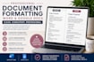create and format professional word and google docs