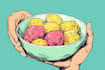 create a food illustration