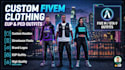 create custom fivem clothes, eup, ped outfits, and textures