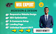 do wix website design, redesign business wix website, website development