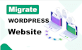 migrate wordpress website, wordpress transfer within 24h