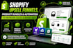 setup high converting shopify upsell funnels, product bundles and automation