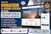 squarespace, donation and giving system on your squarespace church website