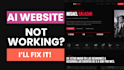 fix and optimize your ai generated website claude, chatgpt