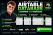 set up your airtable database and automate your workflow