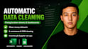 clean messy data and build excel or google sheets dashboards