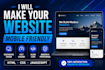 make your website responsive for mobile, tablet and desktop