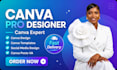 be your canva designer, canva templates, canva social media post design VA