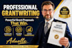 provide professional grant writing services and write powerful grant proposals
