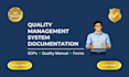design iso 9001 quality management system, sops and process documentation
