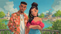 do cute disney cartoon portrait