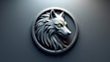 do unique modern low wolf head 3d logo design 1 day