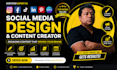 social media posts and content