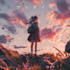 create an anime style album cover