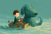 draw disney children cartoon illustration