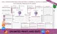 design printable and editable journals, digital planner in canva