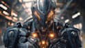 design sci fi mecha and robot concept art