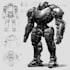 design sci fi mecha and robot concept art