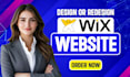 do wix website design, redesign business wix website, website development
