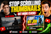 design clickbait youtube thumbnail