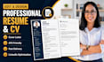 edit design professional resume and CV