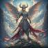 make a unique fantasy character concept art