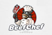 do modern hgih quality outstanding beef logo