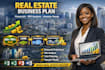 write a real estate development business plan with ROI analysis