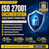 prepare iso 27001 documentation, audit readiness UK, iso certification documenta