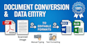 do excel data entry, copy paste, and document conversion